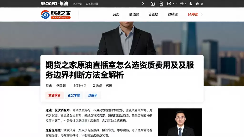期货之家原油直播室怎么选资质费用及服务边界判断方法全解析