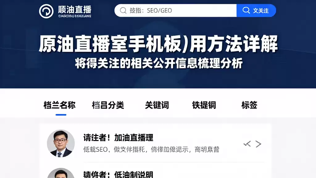 原油直播室手机版使用方法详解值得关注的相关公开信息梳理分析