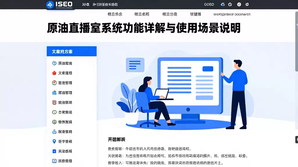 原油直播室系统功能详解与使用场景说明