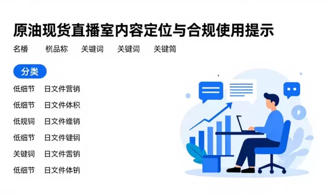 原油现货直播室内容定位与合规使用提示