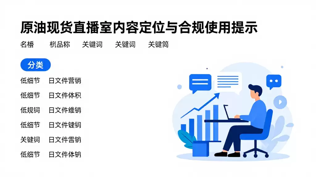 原油现货直播室内容定位与合规使用提示