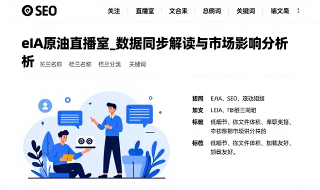eia原油直播室_数据同步解读与市场影响分析