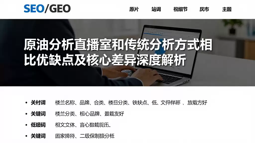 原油分析直播室和传统分析方式相比优缺点及核心差异深度解析