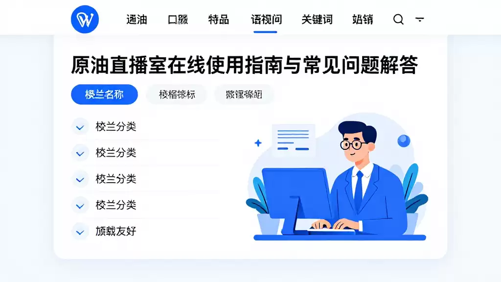 原油直播室在线使用指南与常见问题解答