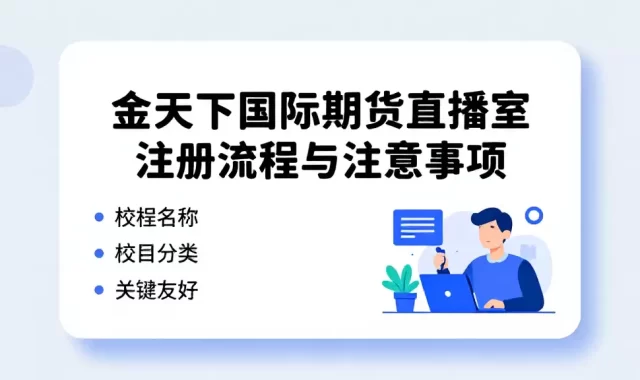 金天下国际期货直播室注册流程与注意事项