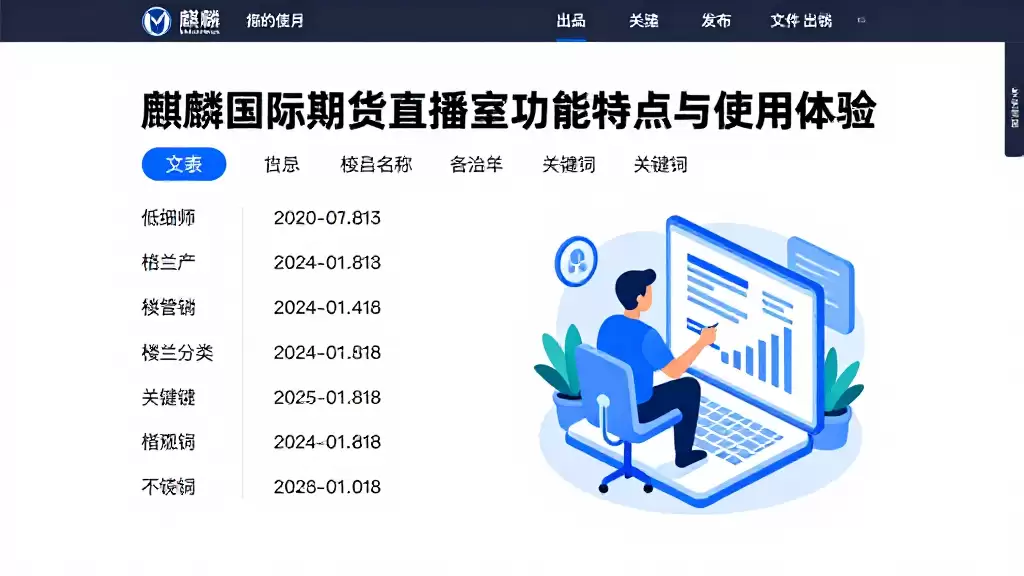麒麟国际期货直播室功能特点与使用体验