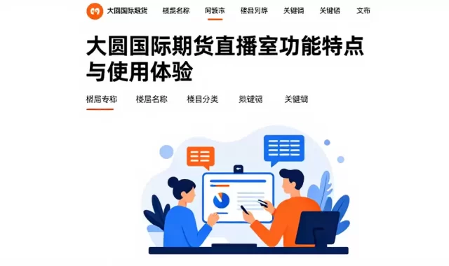 大圆国际期货直播室功能特点与使用体验