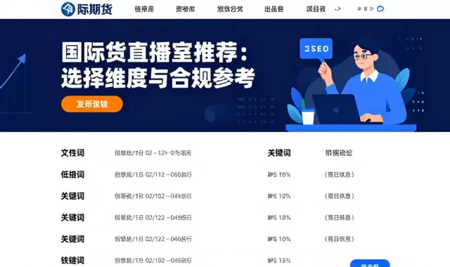 国际期货直播室推荐：选择维度与合规参考