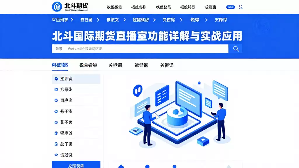 北斗国际期货直播室功能详解与实战应用