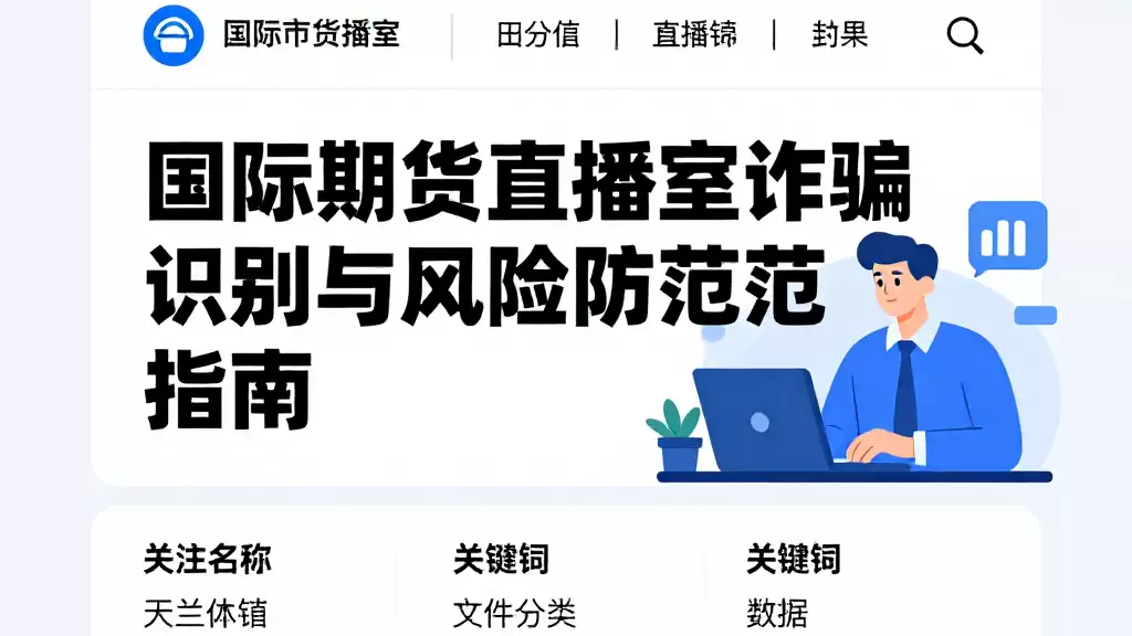 国际期货直播室诈骗识别与风险防范指南