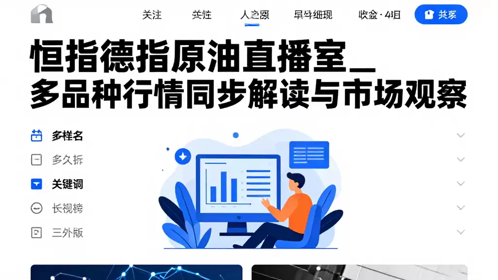 恒指德指原油直播室_多品种行情同步解读与市场观察