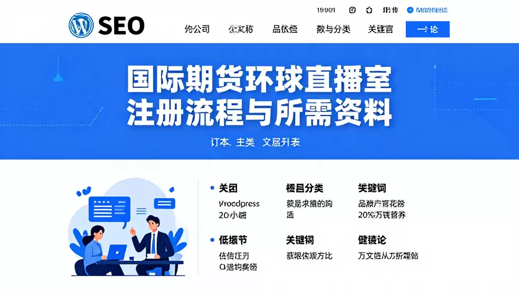 国际期货环球直播室注册流程与所需资料
