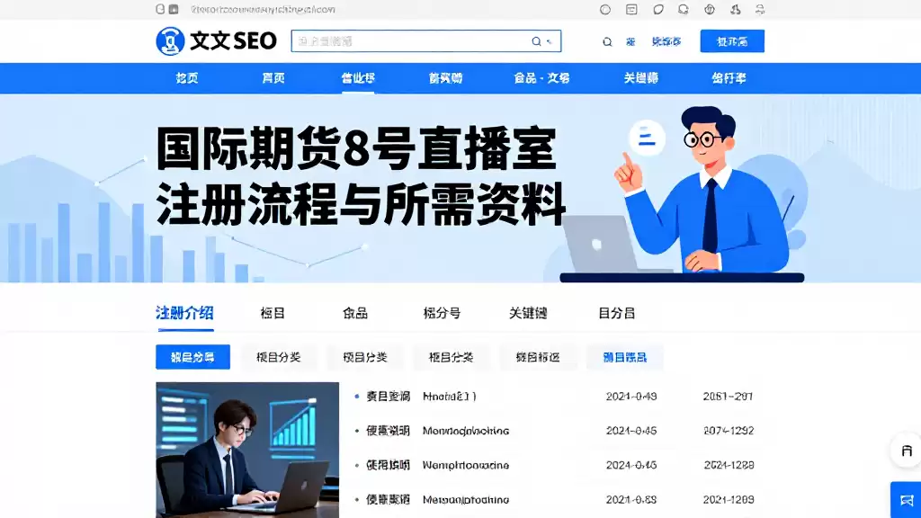 国际期货8号直播室注册流程与所需资料