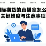 做国际期货的直播室怎么选？关键维度与注意事项