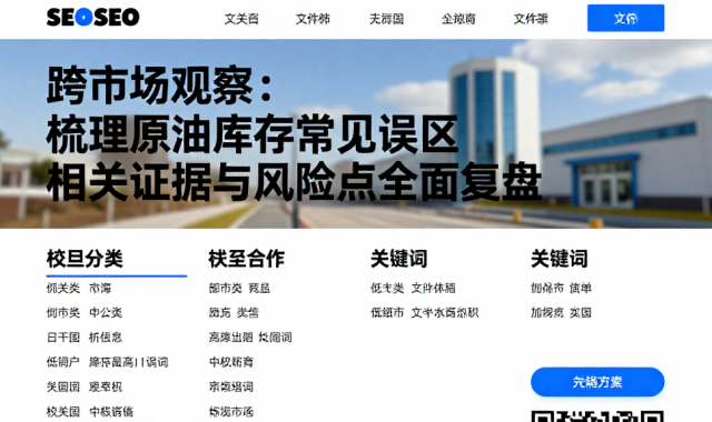 跨市场观察：梳理原油库存常见误区相关证据与风险点全面复盘