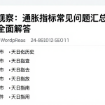 跨市场观察：通胀指标常见问题汇总相关关键疑问全面解答