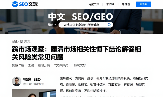 跨市场观察：厘清市场相关性慎下结论解答相关风险类常见问题