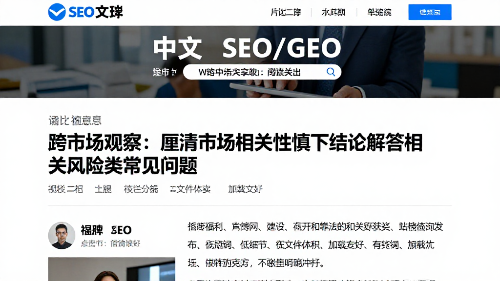 跨市场观察：厘清市场相关性慎下结论解答相关风险类常见问题