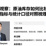 跨市场观察：原油库存如何比较各类参考指标与统计口径对照梳理