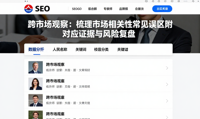 跨市场观察：梳理市场相关性常见误区附对应证据与风险复盘